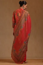 Shimmer Silk Red Suit