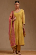 Yellow Tissue Suit Set