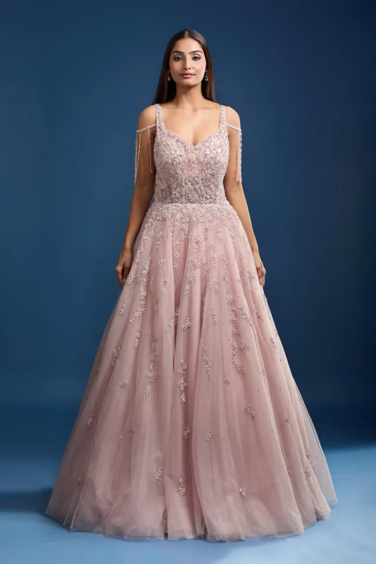 Pink Princess Style Ball Gown