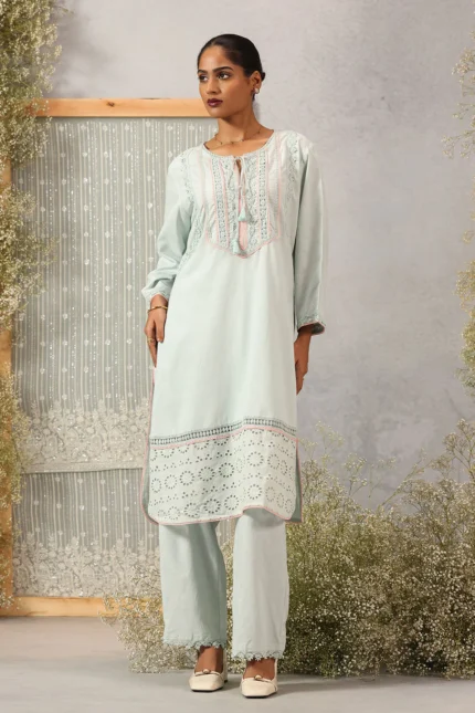 Sky Blue Kurta Set